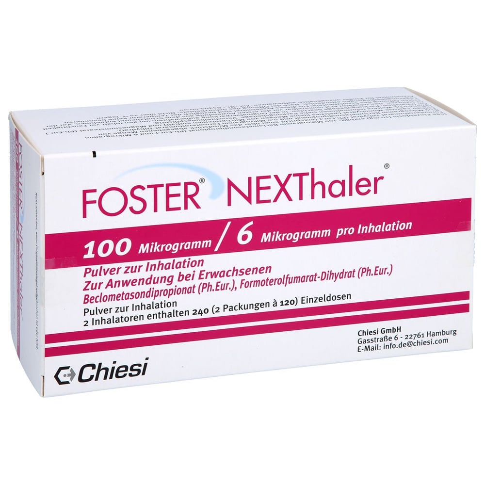 Foster Nexthaler 100ug/6ug