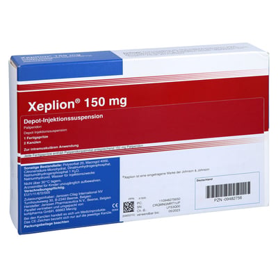 Xeplion 150 mg Depot-Injektionssuspension Produktbild 1
