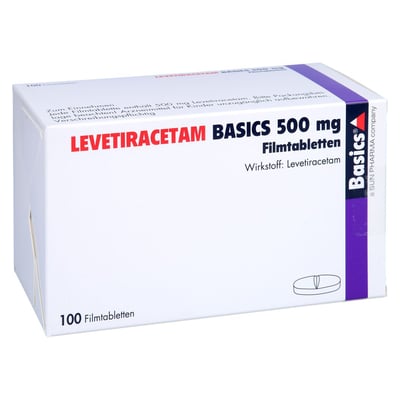 Levetiracetam Basics 500 mg Produktbild 1