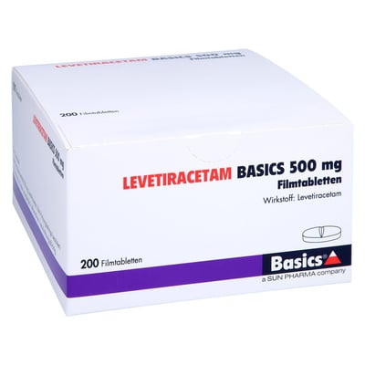 Levetiracetam Basics 500 mg Produktbild 1