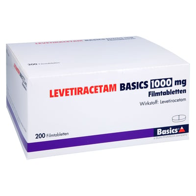 Levetiracetam Basics 1000 mg Produktbild 1