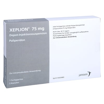 Xeplion 75 mg Depot Injektionssusp. Fertigspr. Produktbild 1