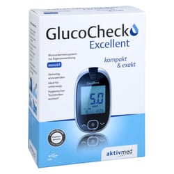 Glucocheck Excellent Blutzuckermessger. Set mmol/l