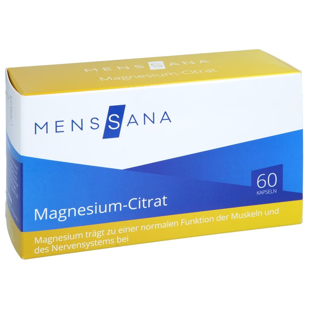 Magnesiumcitrat Menssana Kapseln
