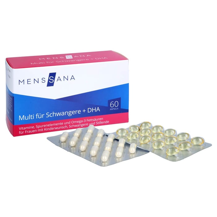 Multi für Schwangere+DHA MensSana Kapseln