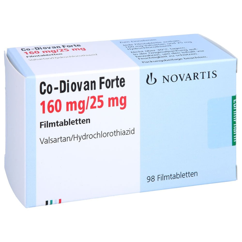 CoDiovan forte 160 mg/25 mg