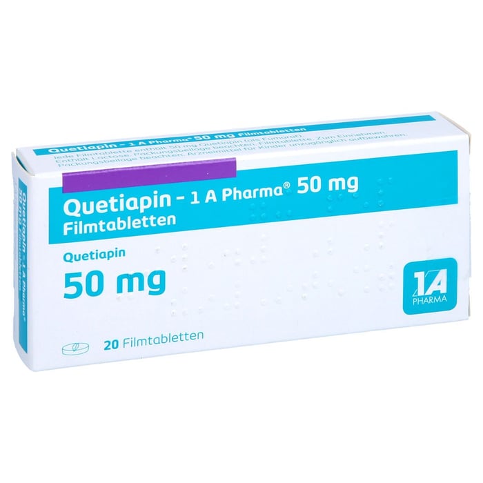 Quetiapin-1A Pharma 50mg