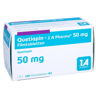 Quetiapin-1A Pharma 50 mg Produktbild 1