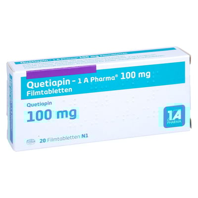Quetiapin-1A Pharma 100 mg