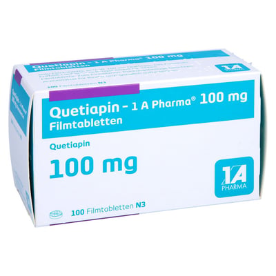 Quetiapin-1A Pharma 100 mg Produktbild 1