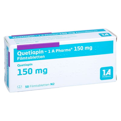 Quetiapin-1A Pharma 150 mg Produktbild 1