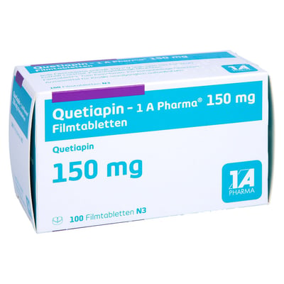 Quetiapin-1A Pharma 150 mg Produktbild 1