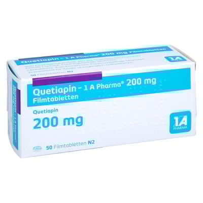 Quetiapin-1A Pharma 200 mg