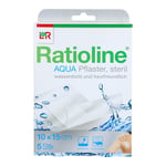Ratioline aqua Duschpflaster Plus steril 10x15 cm