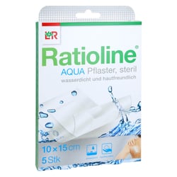 Ratioline aqua Duschpflaster Plus steril 10x15cm