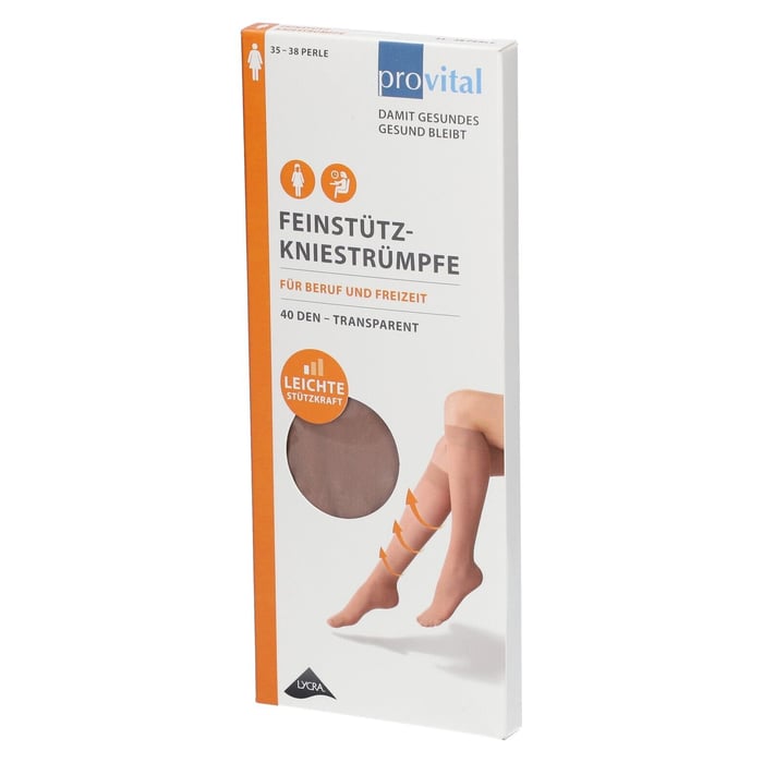 Provital 40den St tzkniestr mpfe Größe 35-38 perle Produktbild 1
