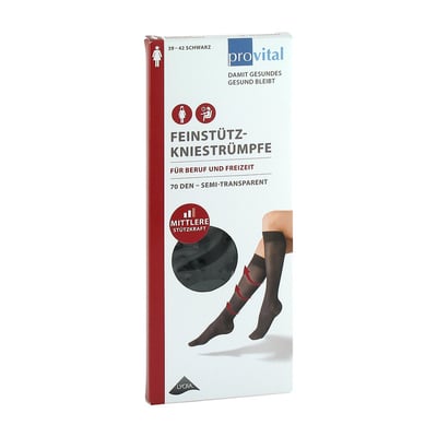 Provital 70den St tzkniestr mpfe Größe 39-42 schwarz