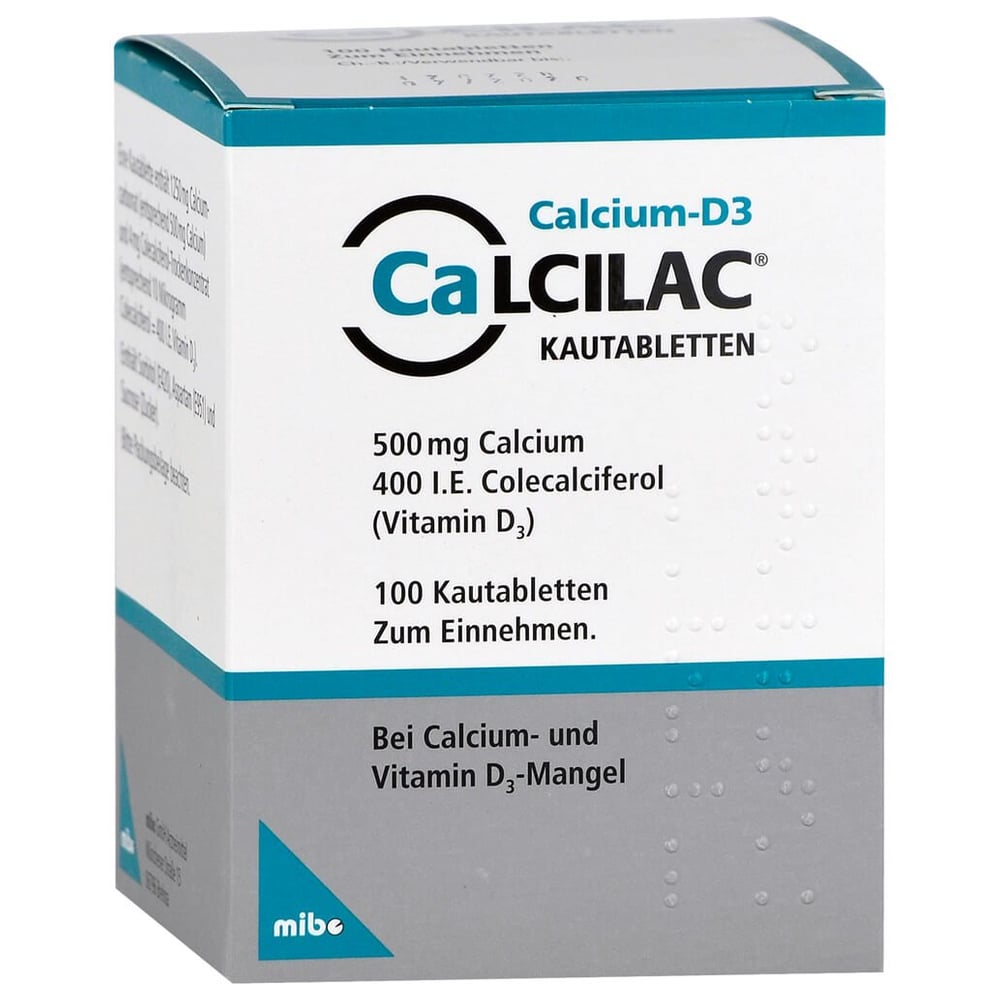 Calcilac 500 mg/400 I.E.