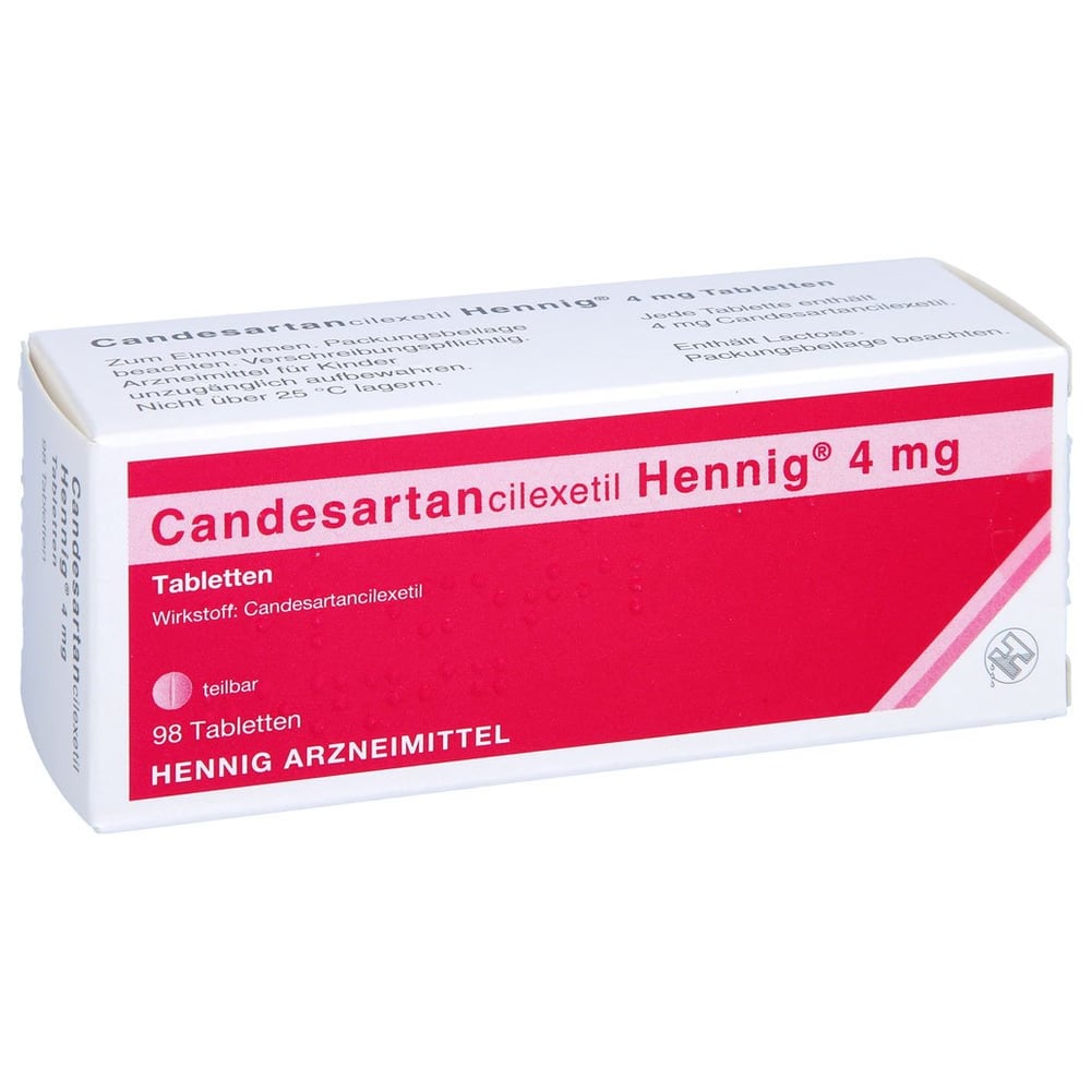 Candesartancilexetil Hennig 4 mg