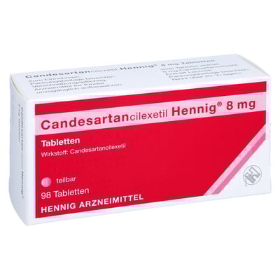 Candesartancilexetil Hennig 8 mg