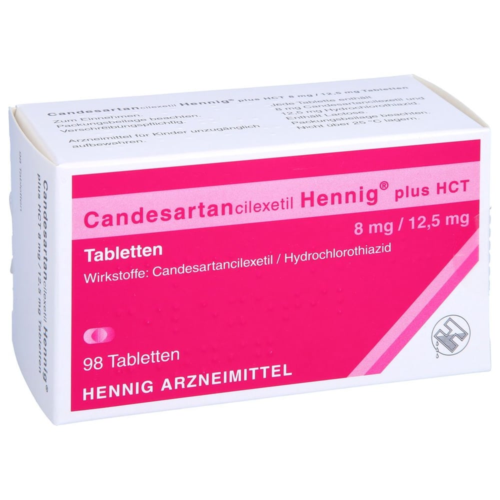 Candesartancilexetil Hennig plus HCT 8 mg/12,5 mg