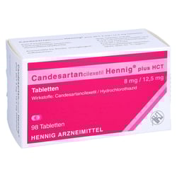 Candesartancilexetil Hennig plus HCT 8 mg/12,5 mg