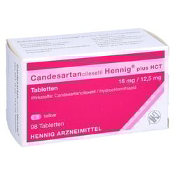 Candesartancilexetil Hennig plus HCT 16 mg/12,5 mg