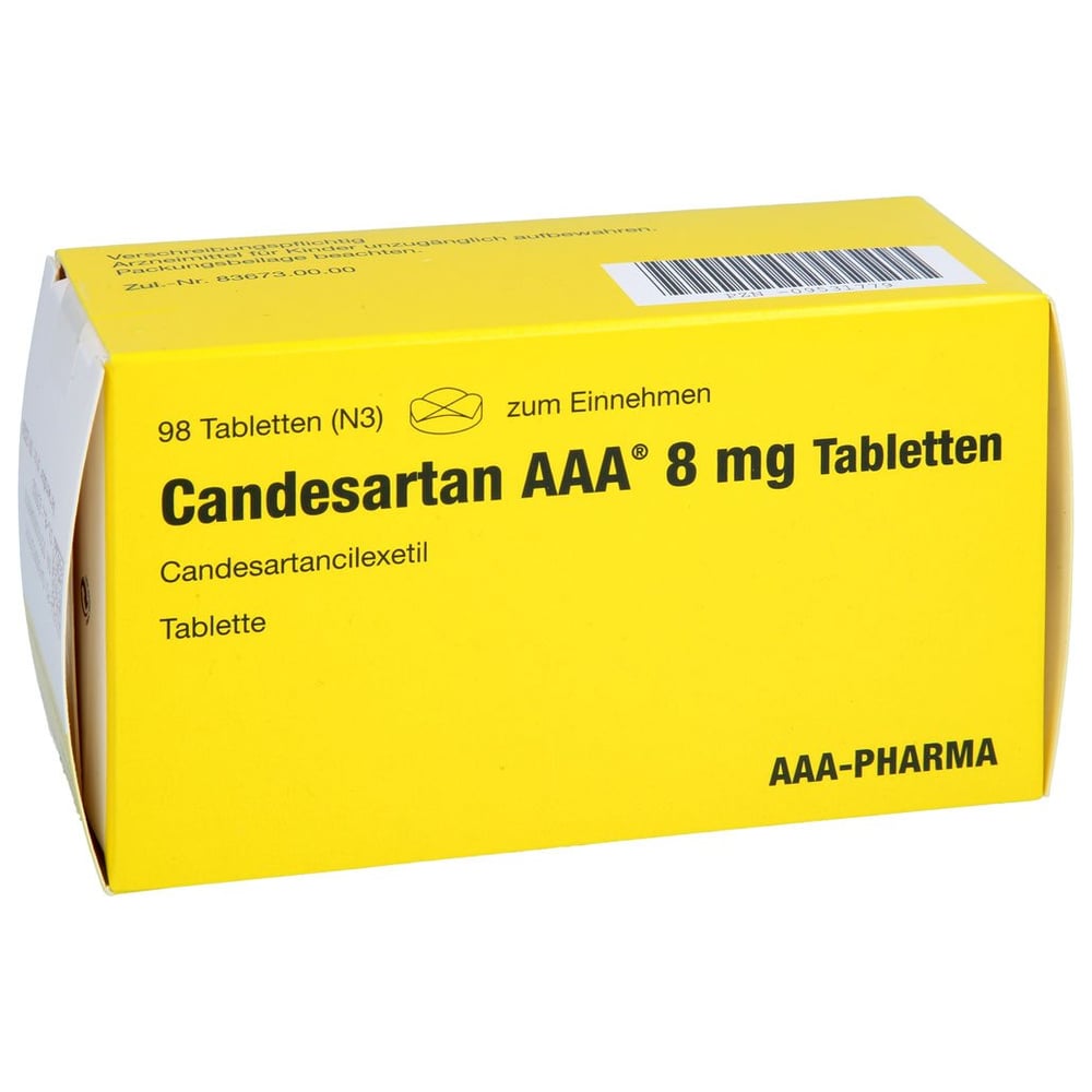 Candesartan AAA 8 mg
