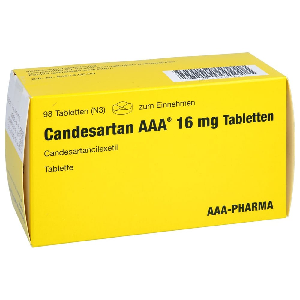 Candesartan AAA 16 mg