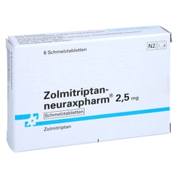 Zolmitriptan-neuraxpharm 2,5 mg