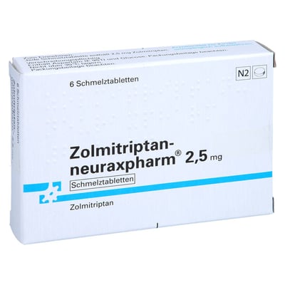 Zolmitriptan-neuraxpharm 2,5 mg