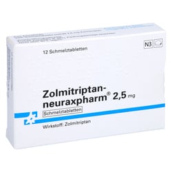 Zolmitriptan-neuraxpharm 2,5 mg
