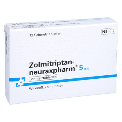 Zolmitriptan-neuraxpharm 5 mg