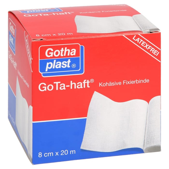 GoTa-haft Kohäsive Fixierbinde 8cmx20m Latexfrei