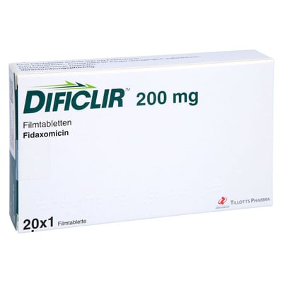 Dificlir 200 mg Filmtabl Produktbild 1