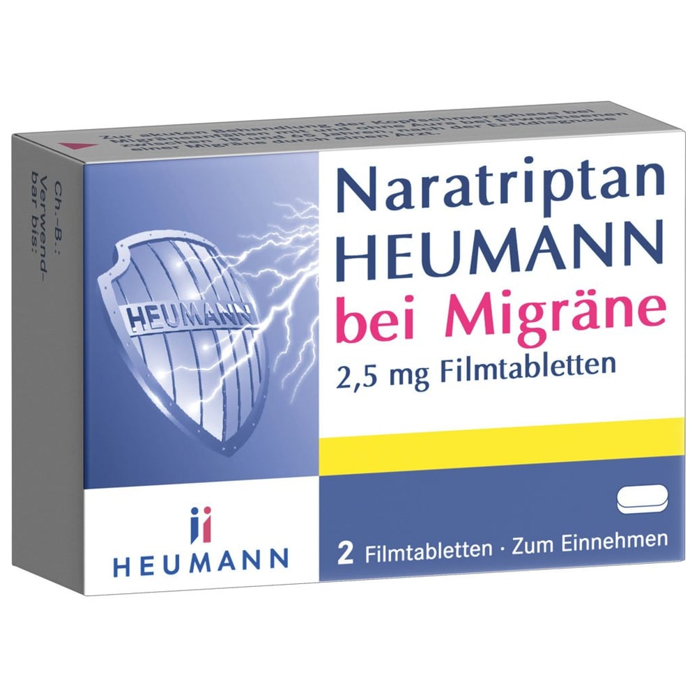 Naratriptan Heumann bei Migräne 2,5 mg