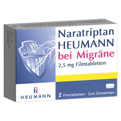 Naratriptan Heumann bei Migräne 2,5mg