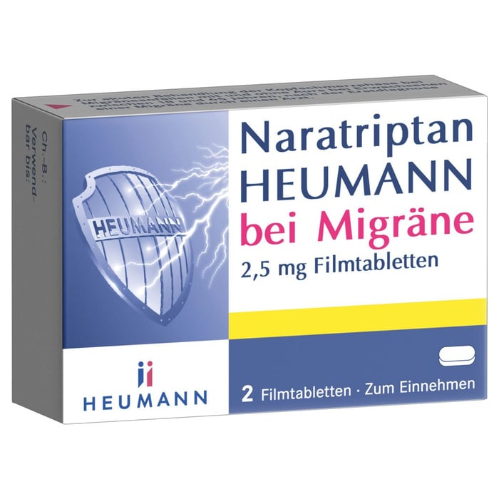 Naratriptan Heumann bei Migräne 2,5mg