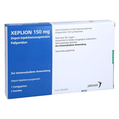 Xeplion 150 mg Depot-Injektionssuspension Produktbild 1