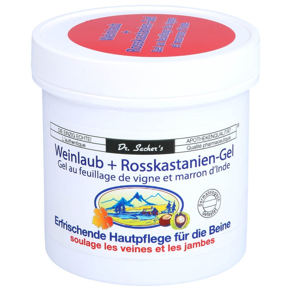 Weinlaub + Rosskastanien-Gel