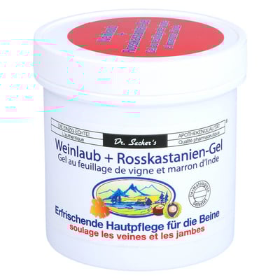 Weinlaub + Rosskastanien-Gel