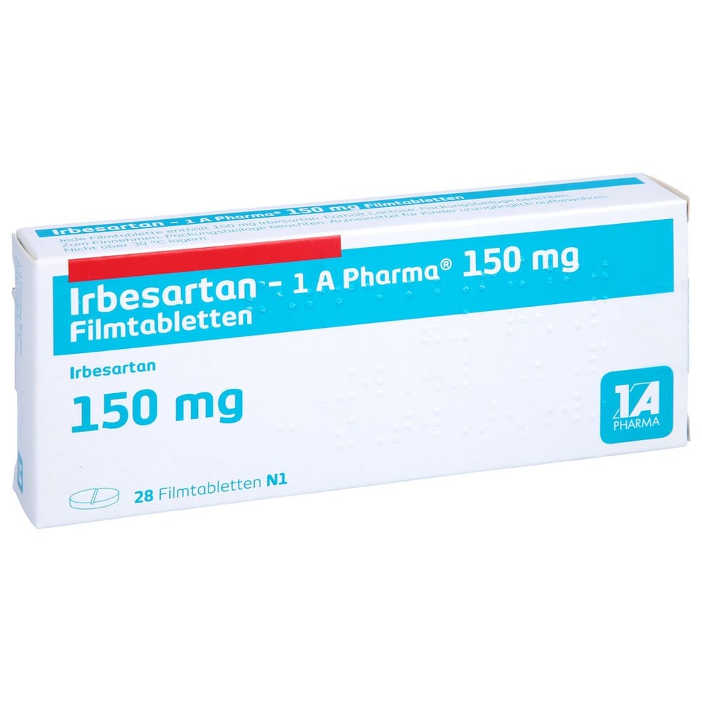 Irbesartan - 1 A Pharma 150 mg Filmtabletten
