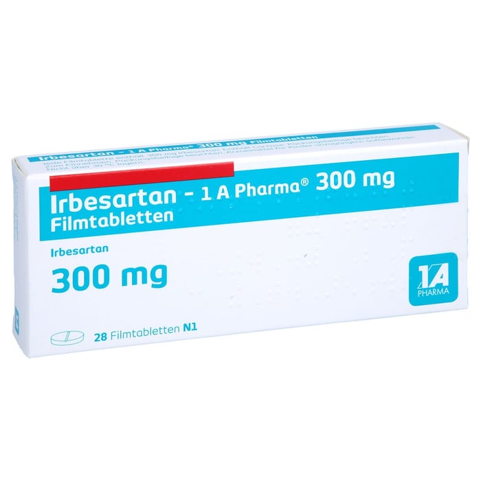 Irbesartan - 1 A Pharma 300 mg Filmtabletten