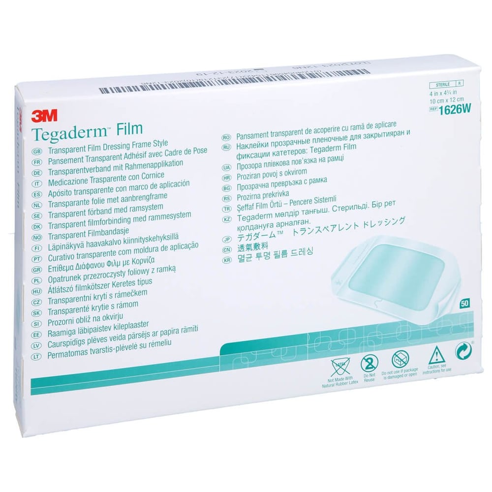 Tegaderm 3m Film 10x12 cm 1626w
