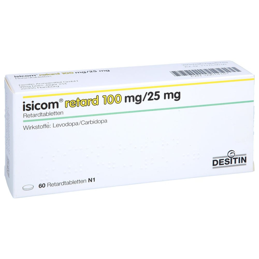 Isicom retard 100 mg/25 mg