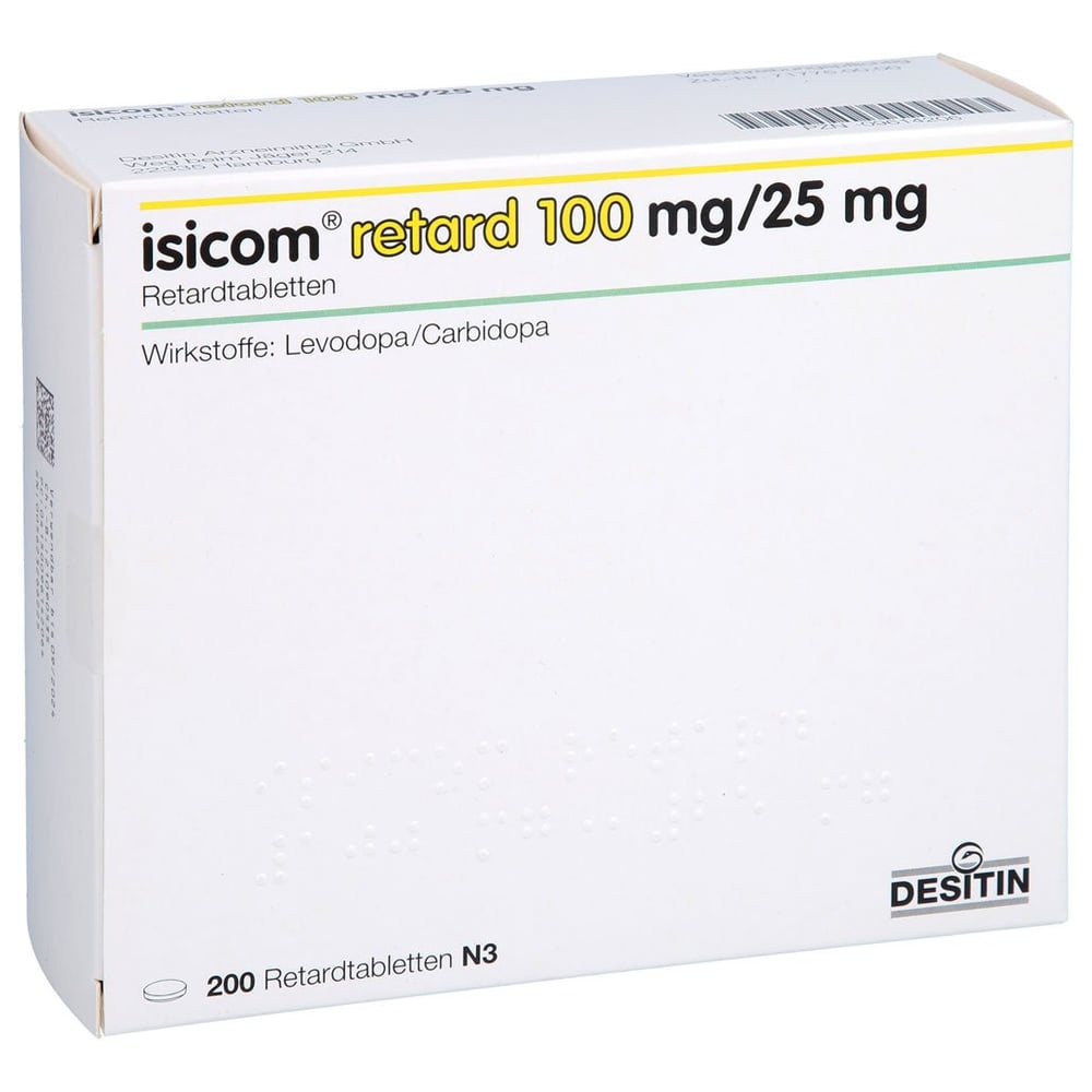 Isicom retard 100 mg/25 mg