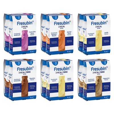 Fresubin 2 kcal Drink Mischkarton Trinkflasche Dolp Medical