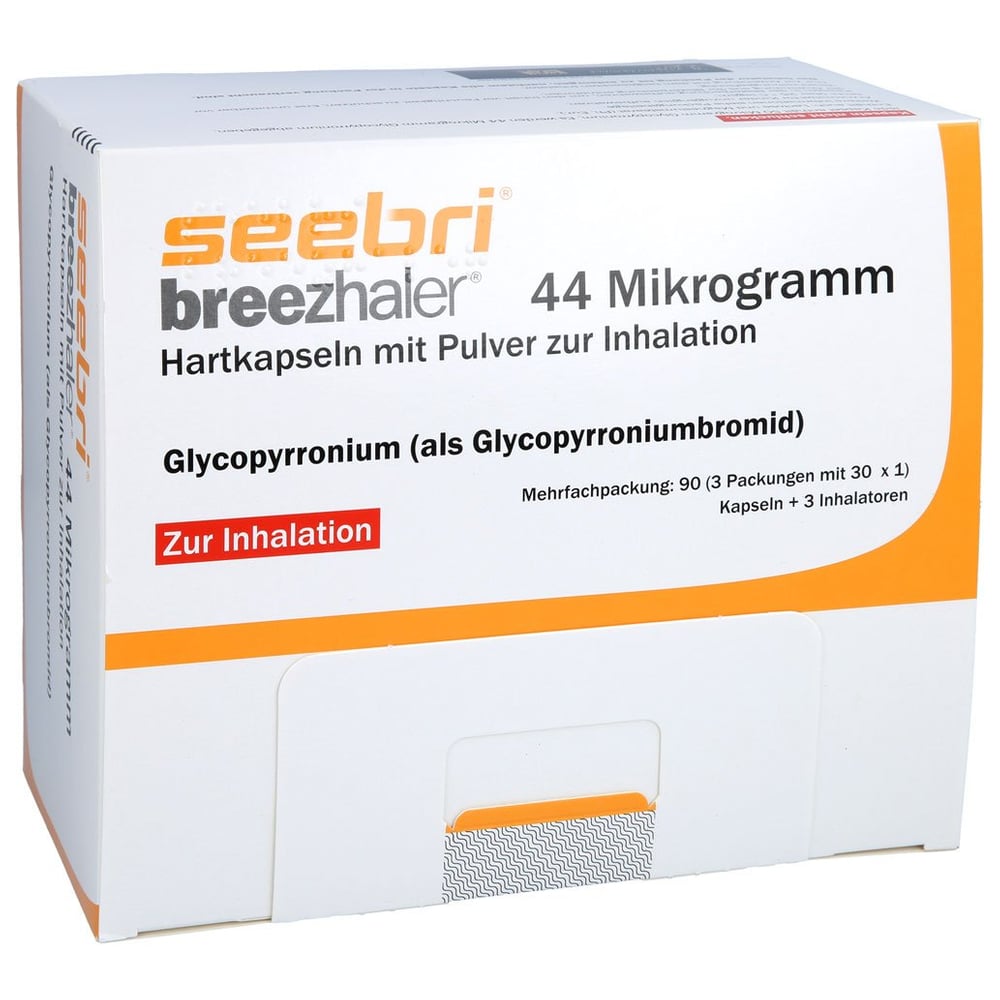 Seebri Breezhaler 44 Mikrogramm Hartkap.Pul.In