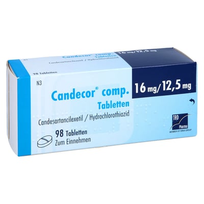 Candecor comp. 16 mg/12,5 mg