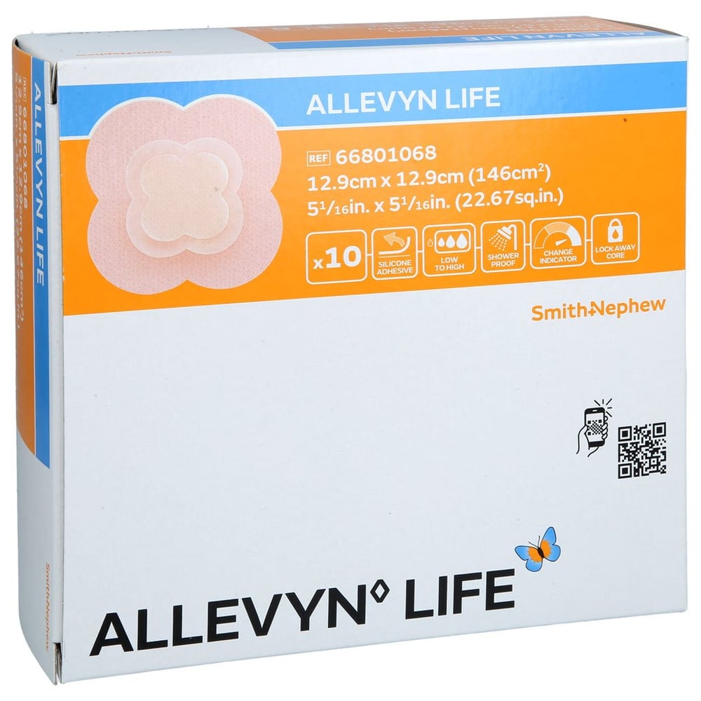 Allevyn Life 12,9x12,9 cm Silikonschaumverband